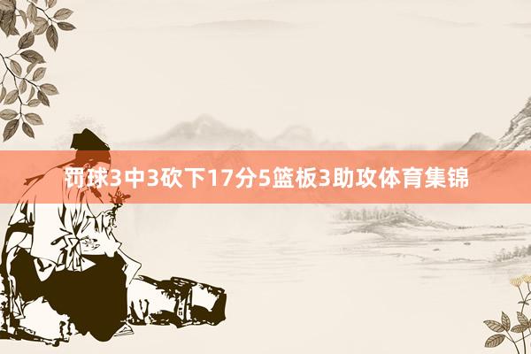 罚球3中3砍下17分5篮板3助攻体育集锦