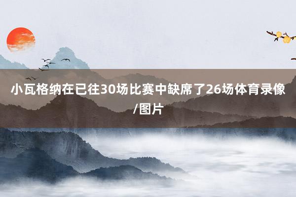 小瓦格纳在已往30场比赛中缺席了26场体育录像/图片