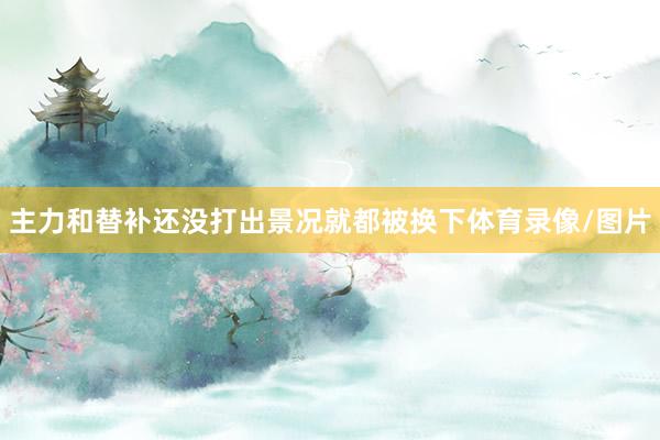 主力和替补还没打出景况就都被换下体育录像/图片